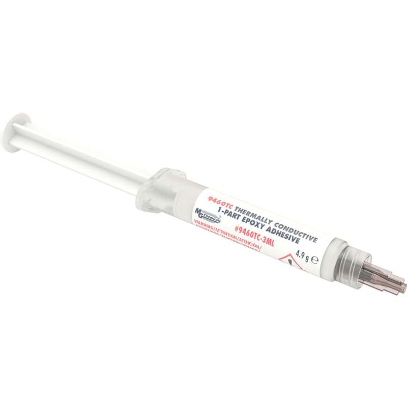 Adhesive, Thermally Conductive Epoxy, 1-Part Syringe, 3mL